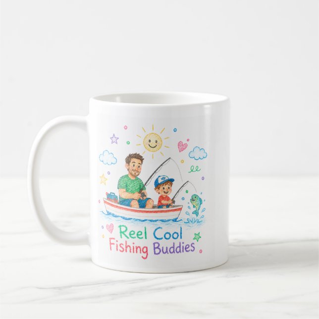 Reel Cool Buddies Coffee Mug (Left)