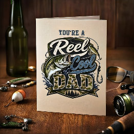 Reel Cool Dad Customize It Birthday Card