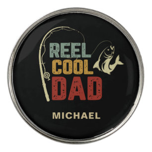 Reel Cool Dad Father's Day Gift Golf Ball Marker