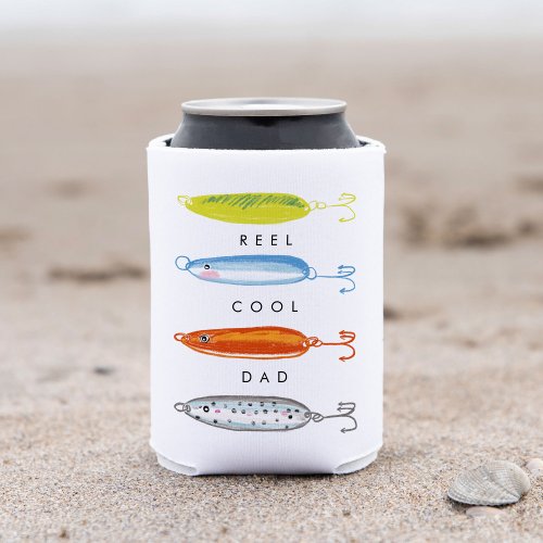 Reel Cool Dad Fishing Bait Can Cooler