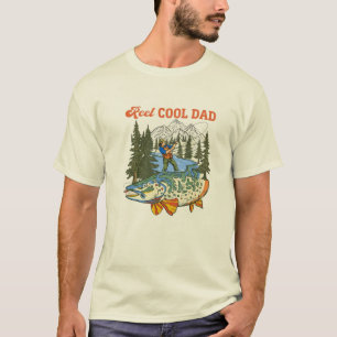 Reel Cool Dad Fishing Father’s Day Gift for Angler T-Shirt