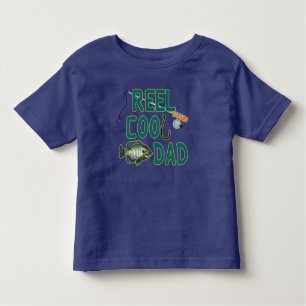 Reel Cool Dad Fishing Pole Toddler T-shirt