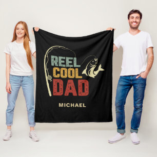 Reel Cool Dad Fleece Blanket