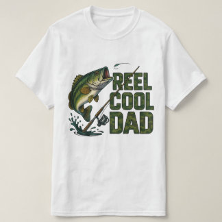 Reel Cool Dad | Funny Fishing Father's Day T-Shirt