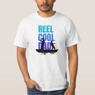 Reel Cool Dad white T-shirt for Father's Day