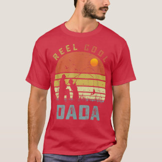 Reel Cool Dada  Fathers Day Gift for Fishing Dad  T-Shirt