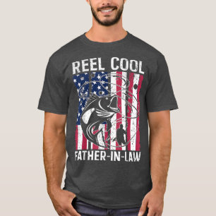 Reel Cool FatherInLaw Fishing Dad Father Loves Fis T-Shirt