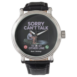 Reel Cool Funny Dad Fishing Perfect Gift  Watch
