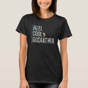 Reel Cool Godfather vintage funny fishing rod gift T-Shirt