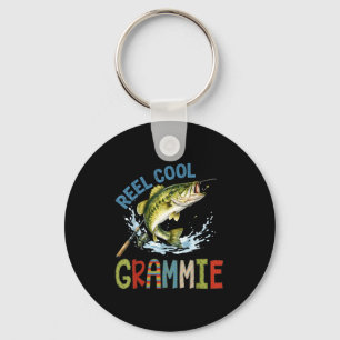Reel cool grammie fishing grammie birthday vintage keychain