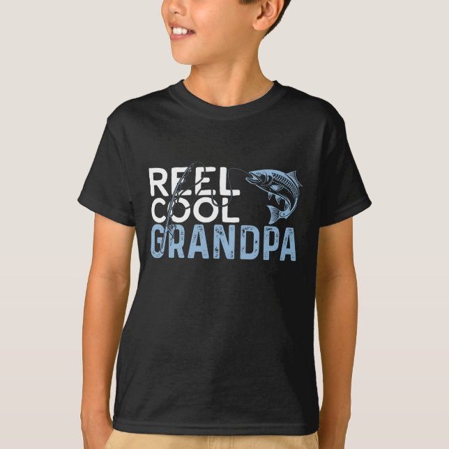 Reel Cool Grandpa T-Shirt (Front)