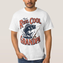 Reel Cool Grandpa Tee - Father's Day Fishing Gift