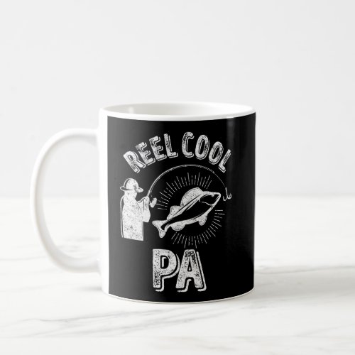 Reel Cool Pa Shirt Fisherman Christmas Gift Father Coffee Mug