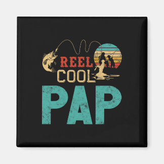 Reel Cool Pap Fishing Father’s Day Gift For Fisher Magnet