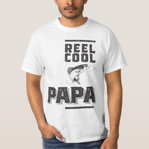 Reel Cool Papa _ Fathers Day Gift T_Shirt