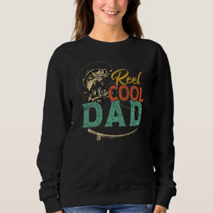 Reel Cool Papa Fishing Dad   Father's Day Fisherma Sweatshirt