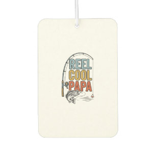 Reel Cool Papa Fishing Shirt Design_1 Air Freshener