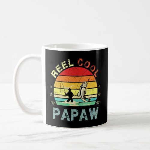Reel Cool Papaw Fisherman Daddy Fishing  Coffee Mug