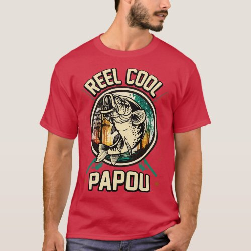 Reel Cool Papou Fishing Gift T_Shirt