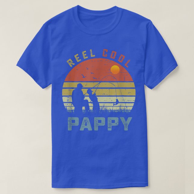 Reel Cool Pappy Shirt Fathers Day Gift for Fishing (Design Front)