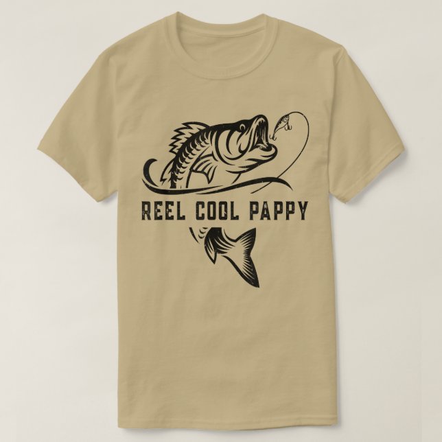Reel Cool PappyFathers Day Gift For Fishing Dad 16 T-Shirt (Design Front)