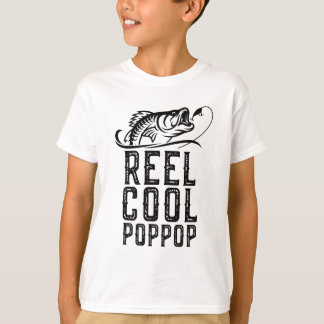 Reel Cool Pop-Pop Fishing Funny Grandpa PopPop Gif T-Shirt