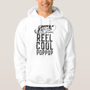 Reel Cool Pop-Pop Fishing Funny Grandpa PopPop T-S Hoodie