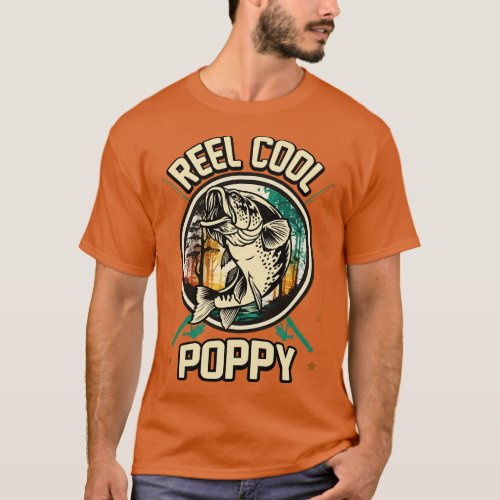 Reel Cool Poppy Fishing Gift T_Shirt