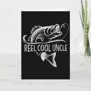 Reel Cool Uncle Fishing Gifts Uncle Father's Day Card