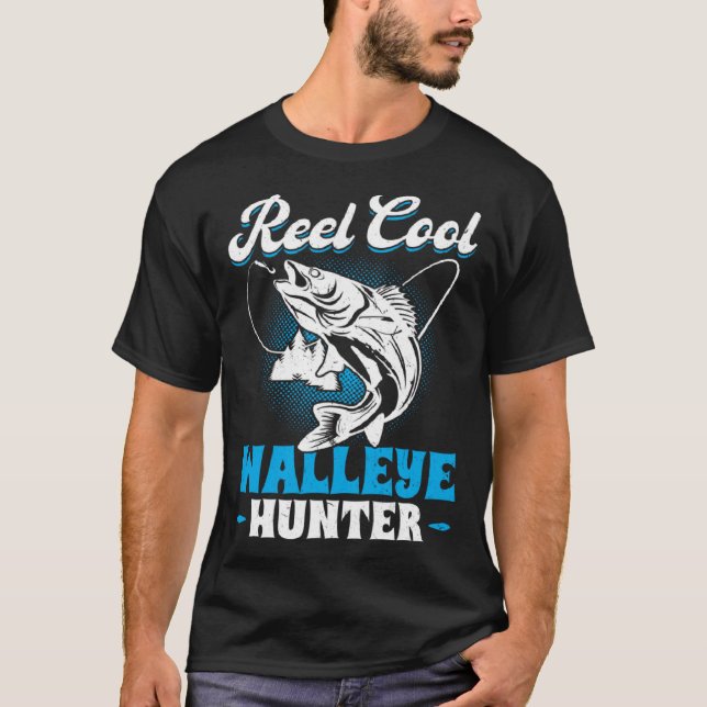 Reel Cool Walleye Hunter T-Shirt (Front)