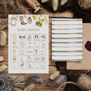 Reel Excited Fishing Baby Shower Bingo Game