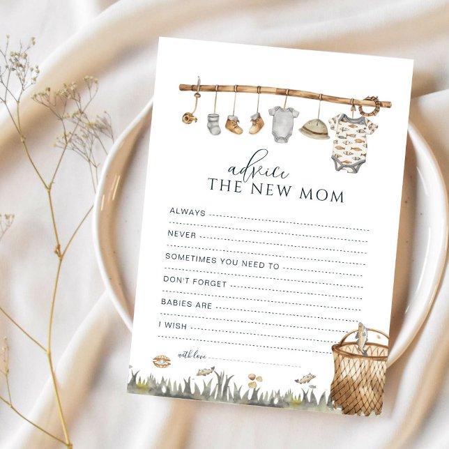 Reel Fun Fishing Advice for the Mom-to-Be Card (Creator Uploaded)