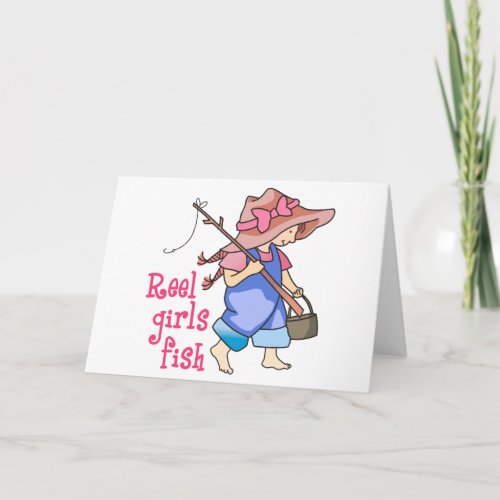 Reel Girls Fish Card