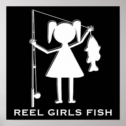 REEL GIRLS FISH _ POSTER