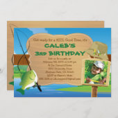 Reel Good Time - Fishing Themed Party Invitation (Front/Back)