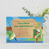 Reel Good Time - Fishing Themed Party Invitation (Standing Front)