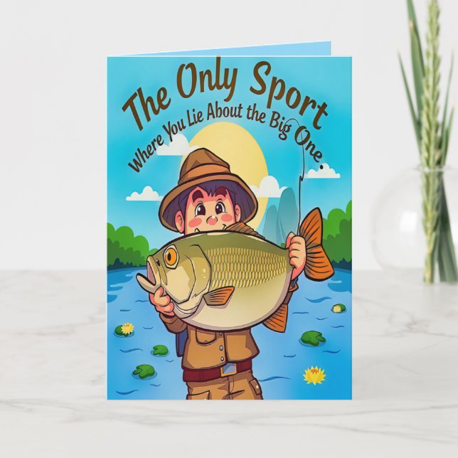 Reel in the Fun on Your Special Day Card (Front)