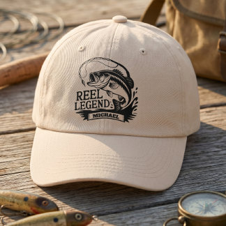 Reel Legend Personalized Fishing Hat
