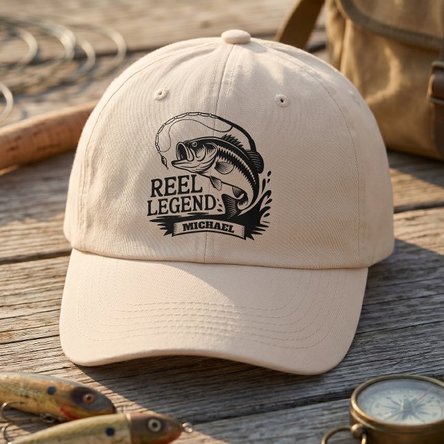 Reel Legend Personalized Fishing Hat (Creator Uploaded)