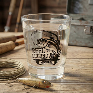 Reel Legend Personalized Fishing Shot Glass
