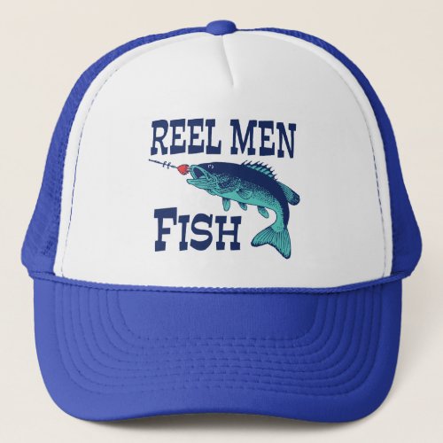 Reel Men Fish Trucker Hat