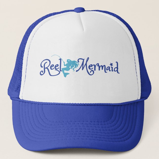 Reel Mermaid Trucker Hat (Front)