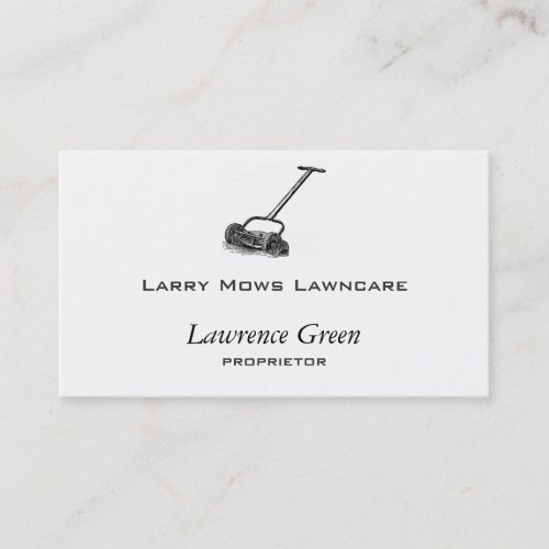 Reel Mower Business Card Templates