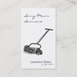 Reel Mower Business Card