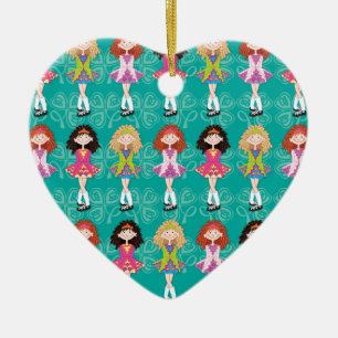 Reel Princesses Ceramic Ornament