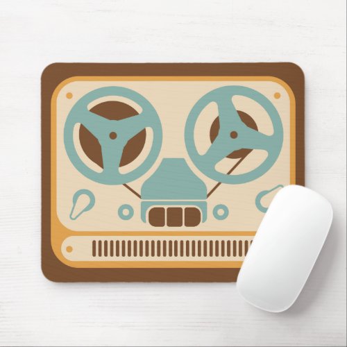 Reel to Reel Analog Tape Recorder Mouse Pad