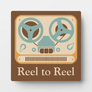 ❝Reel to Reel❞ Tape Recorder Customized Plaque