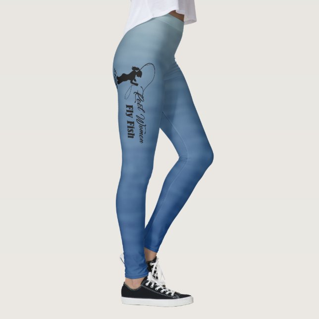 Reel Women Fly Fish Leggings (Right)