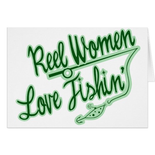 Reel Women Love Fishing womens outdoor (Front Horizontal)