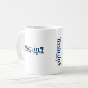 Reelaxing Fishing Mug – Funny Angler Coffee Cup fo